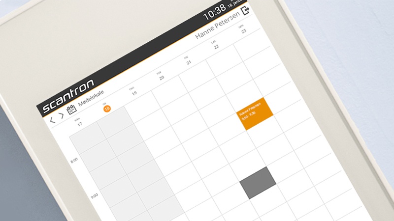 Scantron booking terminal til smart bookingsystem