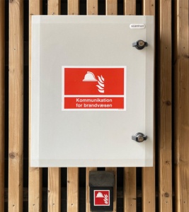 Brandmandspanel med kommunikation for brandvæsen