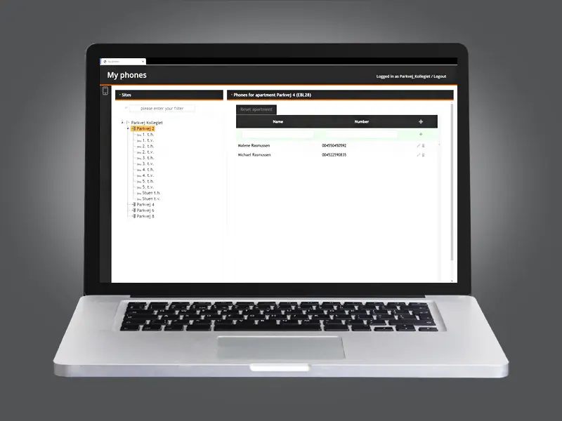 Multiserver_myphones_PC Scantron administrationssoftware