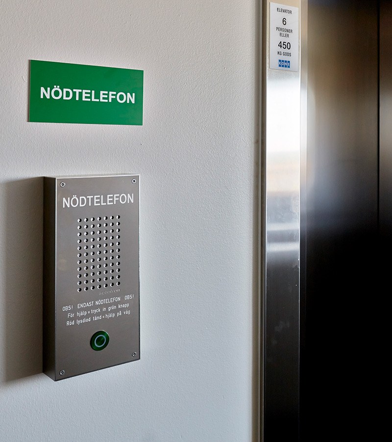 Nødtelefon opgang