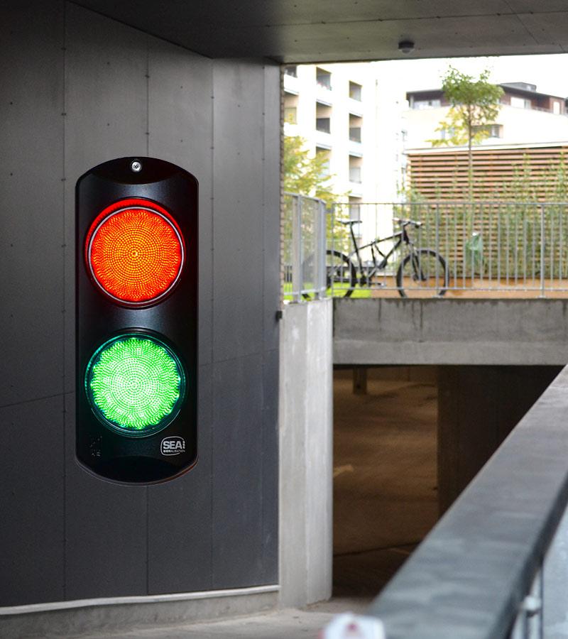 Parkering og trafiklysstyring i adgangskontrolsystemet