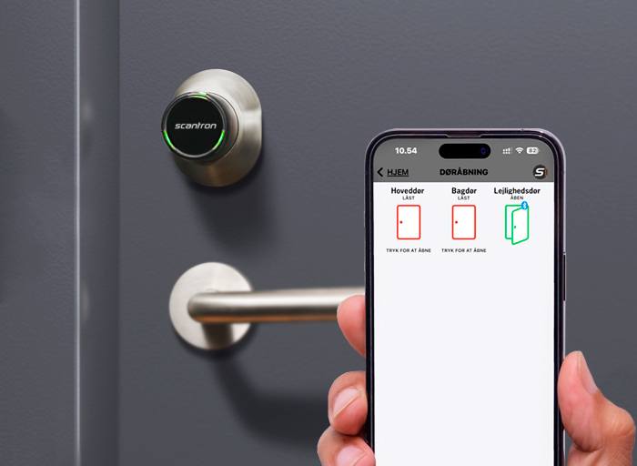 Åben døre med din smartphone via Scantron MultiApp