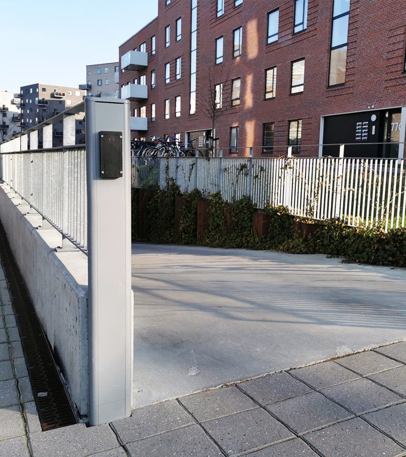 Trafikstyring med Scantron adgangskontrol - kortlæsere